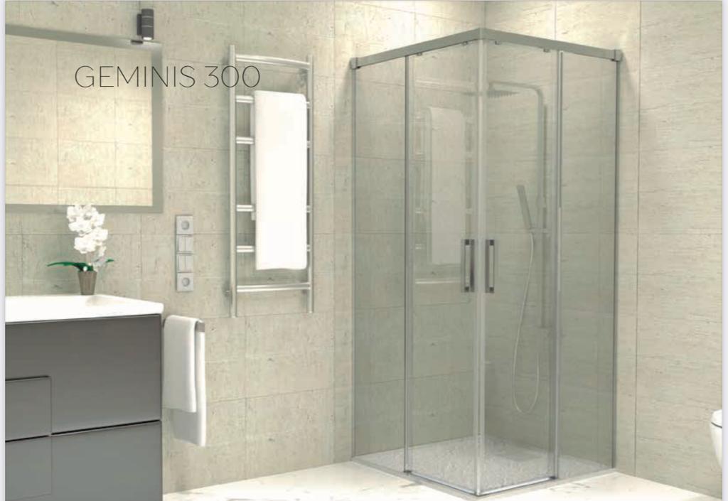 Mampara Ducha Frontal Modelo Geminis 300