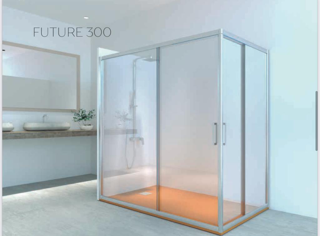 Mampara Ducha Angular Modelo Future 300