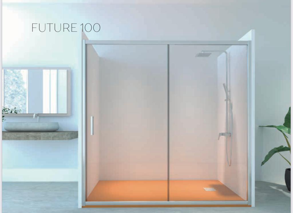 Mampara Ducha Frontal Modelo Future 100