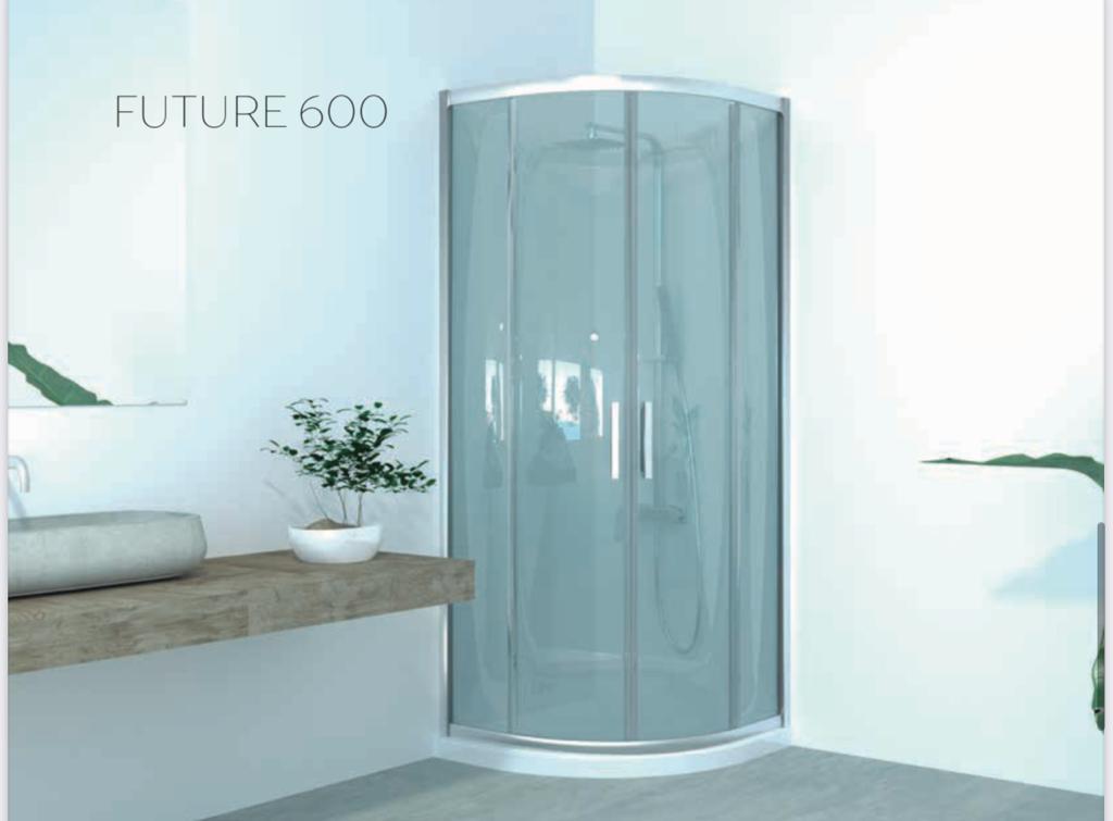 Mampara Ducha Semicircular Modelo Future 600